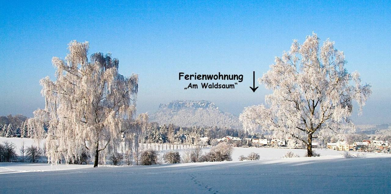 קורורט גוריש Ferienhaus Und Ferienwohnung "Am Waldsaum" מראה חיצוני תמונה